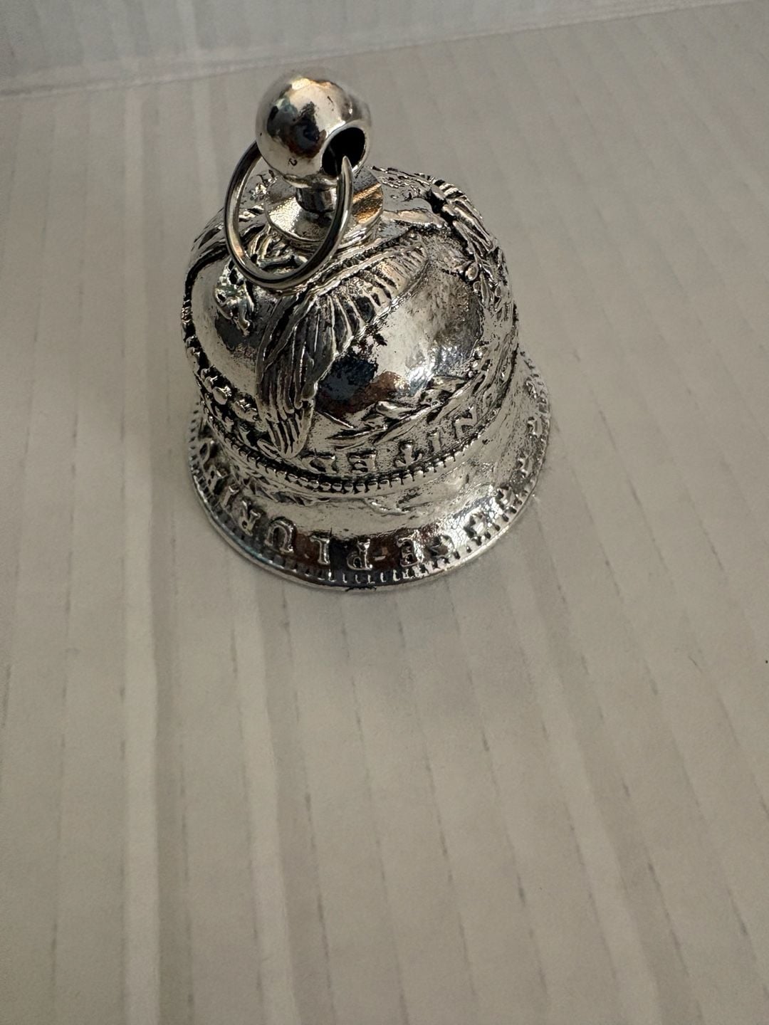 Morgan Silver Dollar Bell Vintage Craft Jingle Bell 1