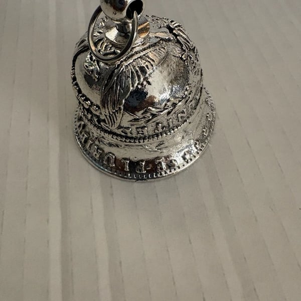 Morgan Silver Dollar Bell Vintage Craft Jingle Bell