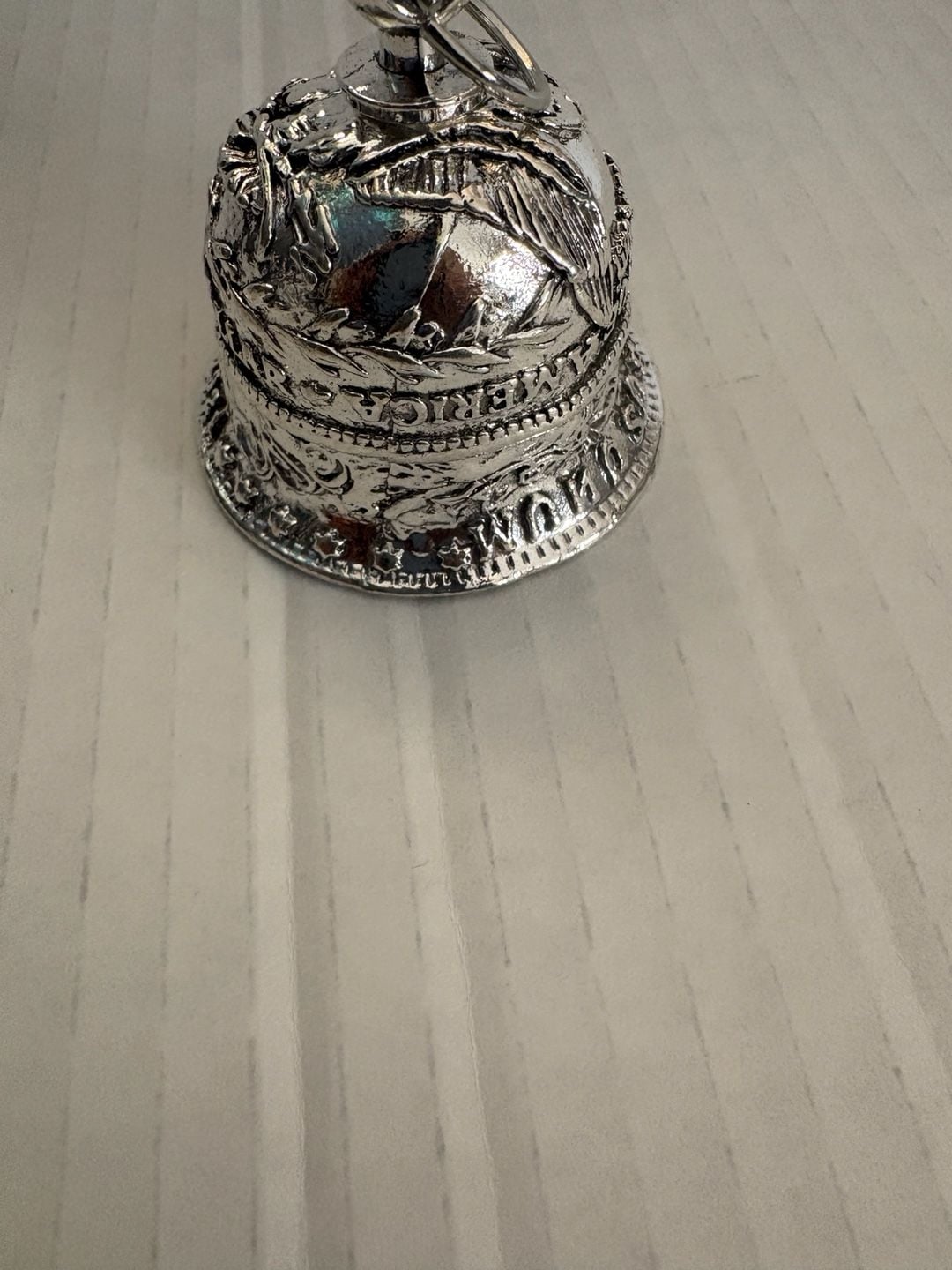 Morgan Silver Dollar Bell Vintage Craft Jingle Bell 3