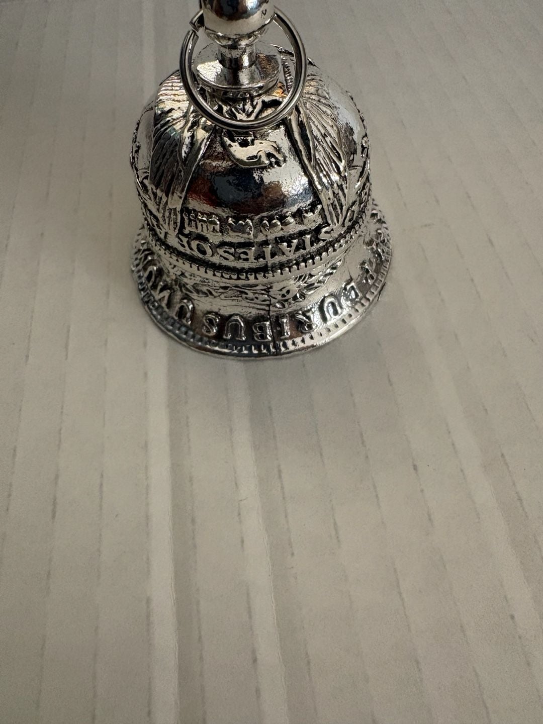 Morgan Silver Dollar Bell Vintage Craft Jingle Bell 4