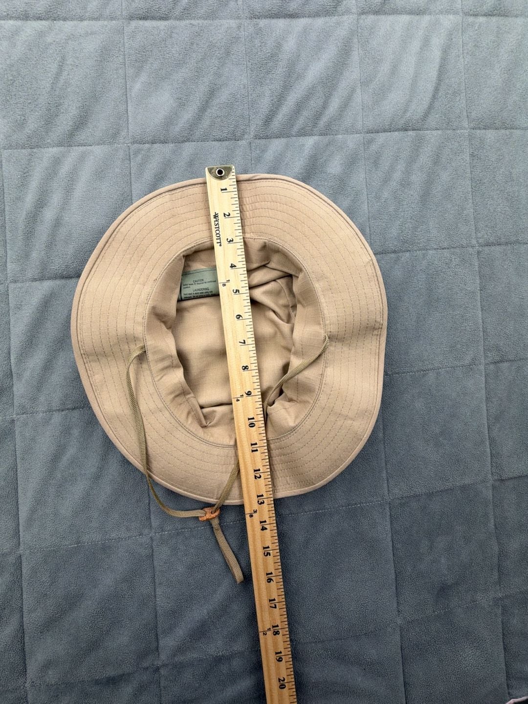 R&B Inc. Sun Hot Weather Type II Boonie Hat Size 7 1/2 Khaki Ripstop 9
