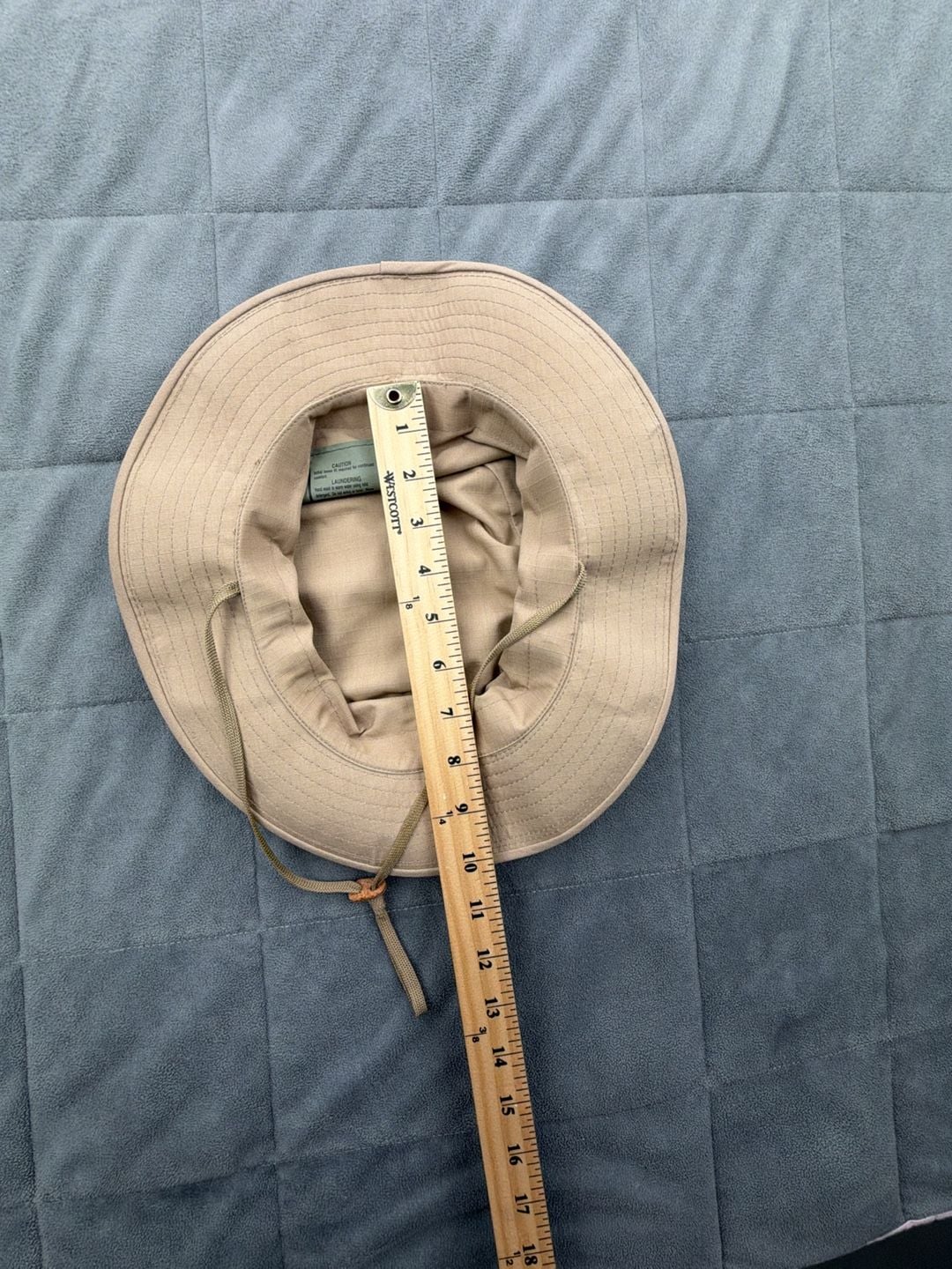 R&B Inc. Sun Hot Weather Type II Boonie Hat Size 7 1/2 Khaki Ripstop 10