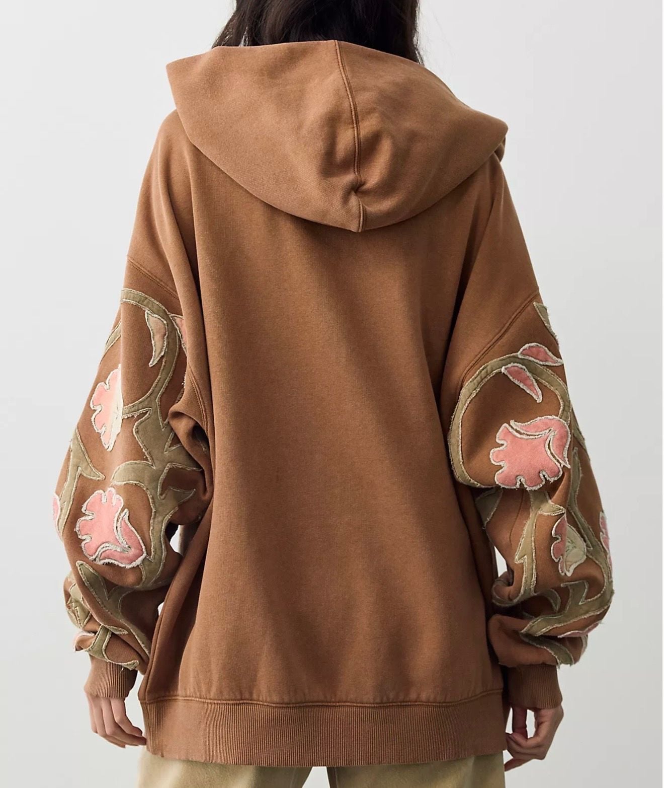 Free People its a Vibe Floral Hoodie size Small 5