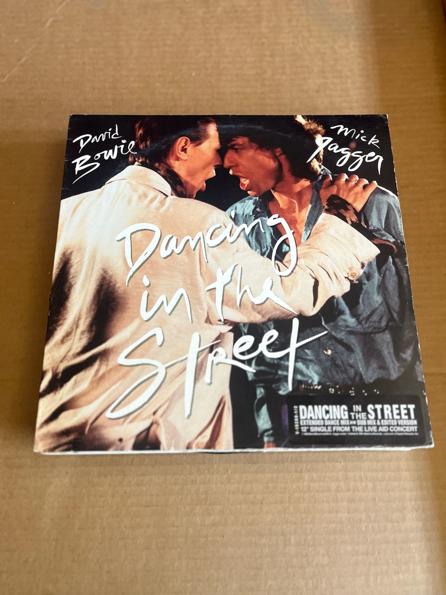 David Bowie & Mick Jagger Dancing In The Street 12 Inch Vinyl Record 1