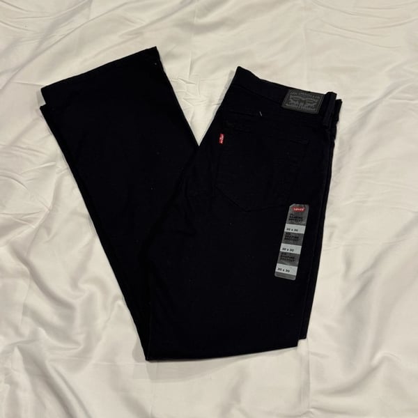Levi's 315 Shaping Bootcut Jeans Size 30x30 Black Denim