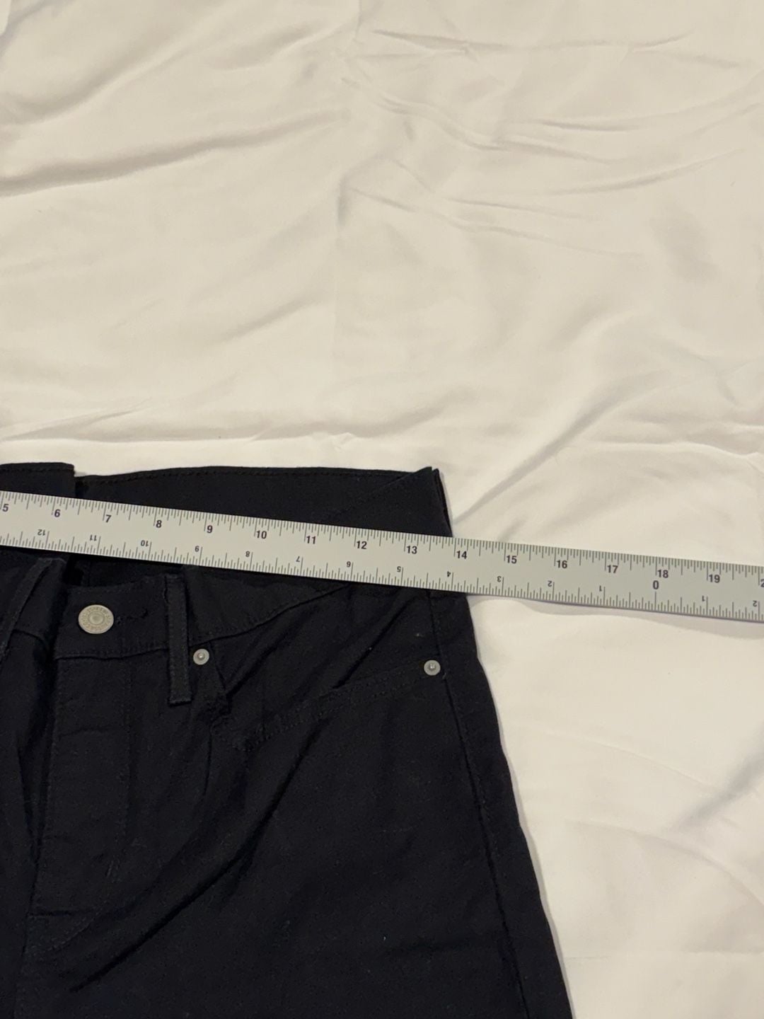 Levi's 315 Shaping Bootcut Jeans Size 30x30 Black Denim 6