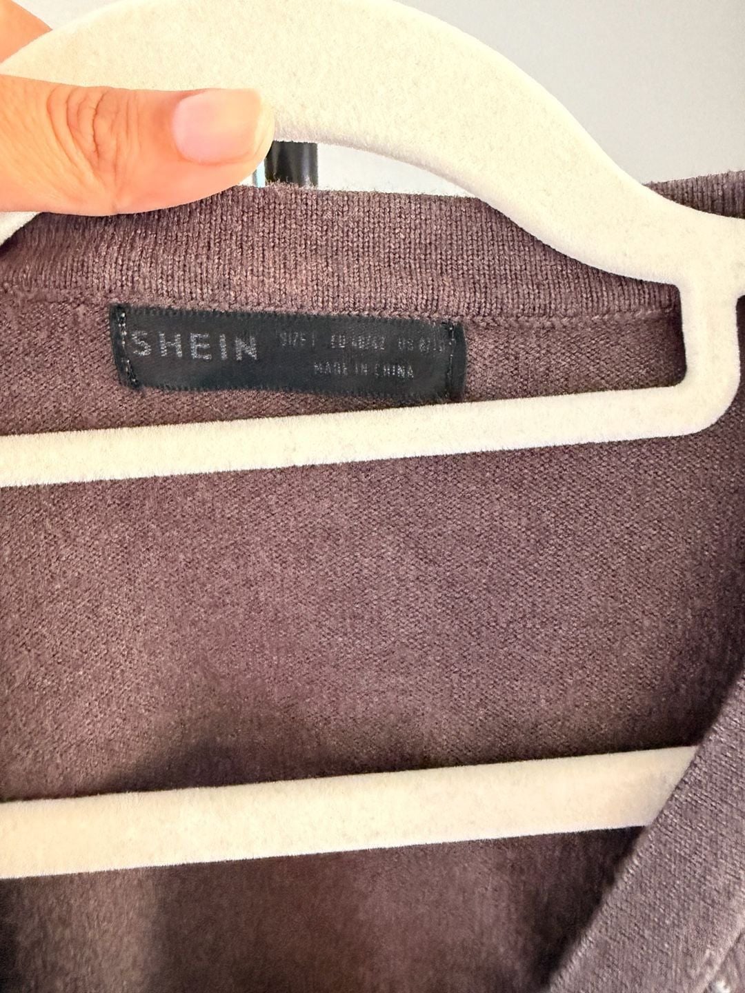 Shein Argyle Cardigan Size L Multi 6