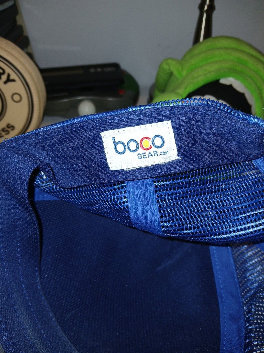 Boco Gear Factur Trucker Hat Blue Orange Adjustable Snapback 7