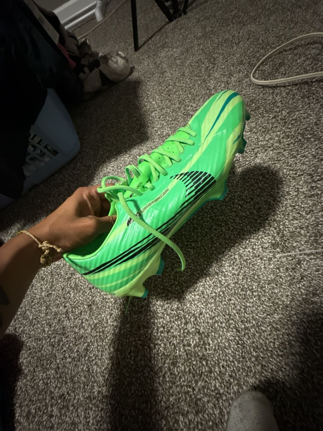 Nike Zoom Mercurial Vapor 15 Elite FG Size 8.5 Green Strike 2