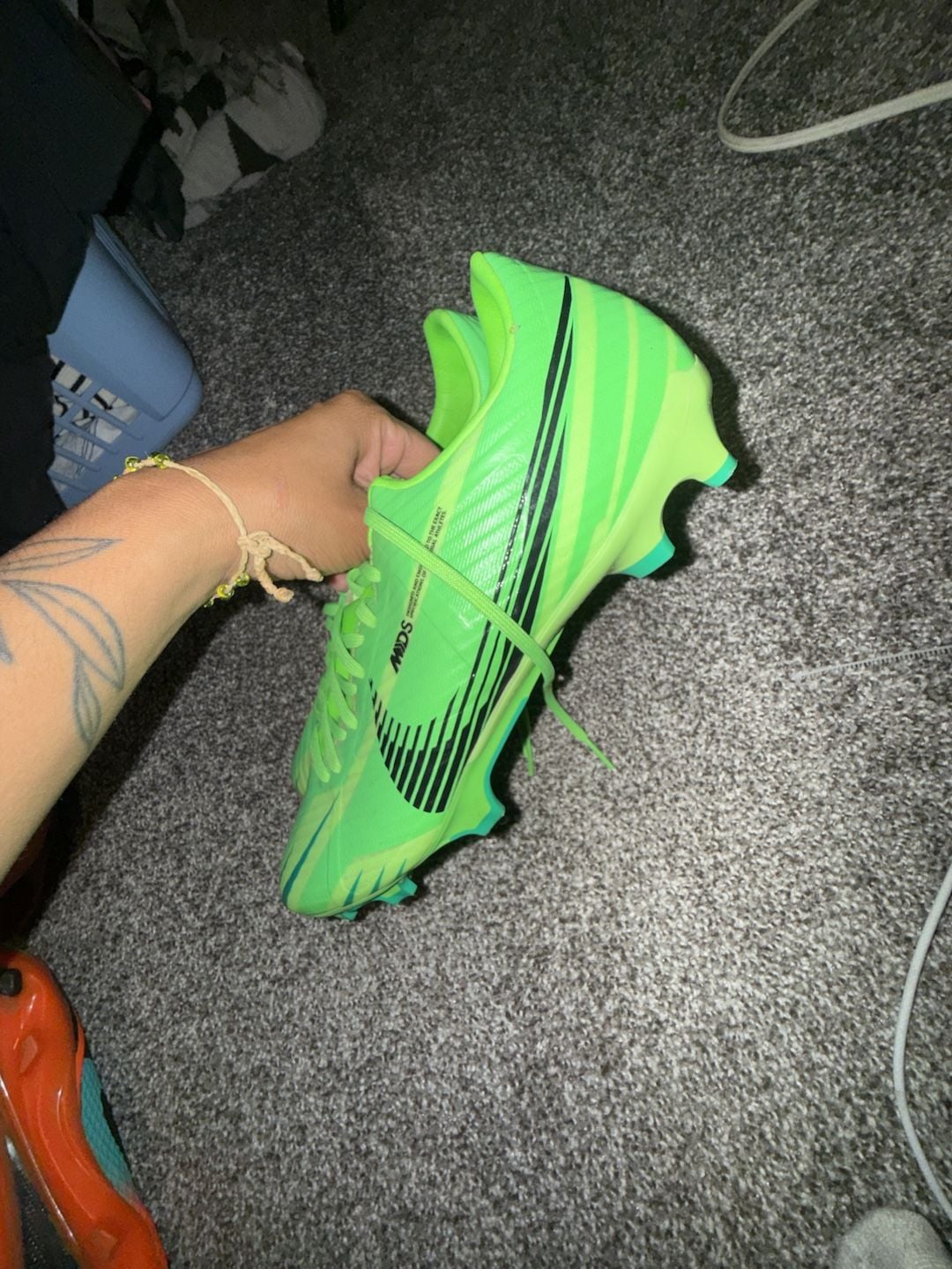 Nike Zoom Mercurial Vapor 15 Elite FG Size 8.5 Green Strike 4