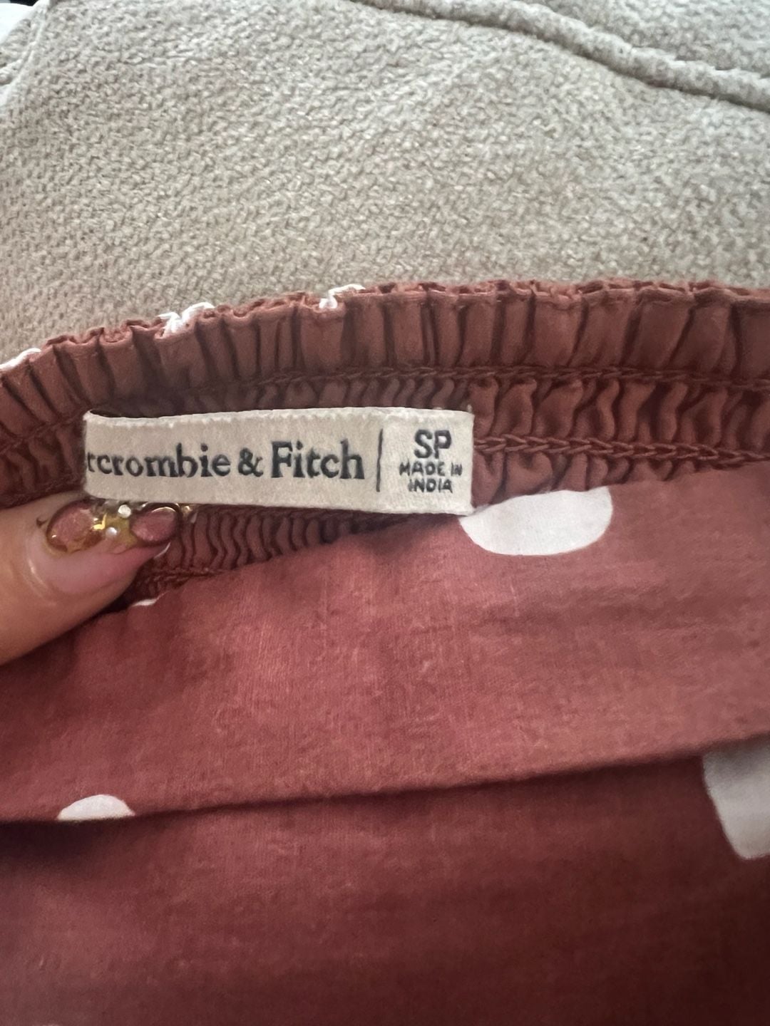 Abercrombie & Fitch Ruched Puff  Sleeve Mini dress 7