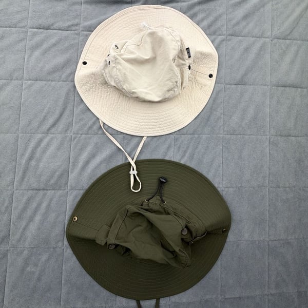 Furtalk Sun Hat Bundle 2 Pack Boonie Fishing Bucket Hats Nylon