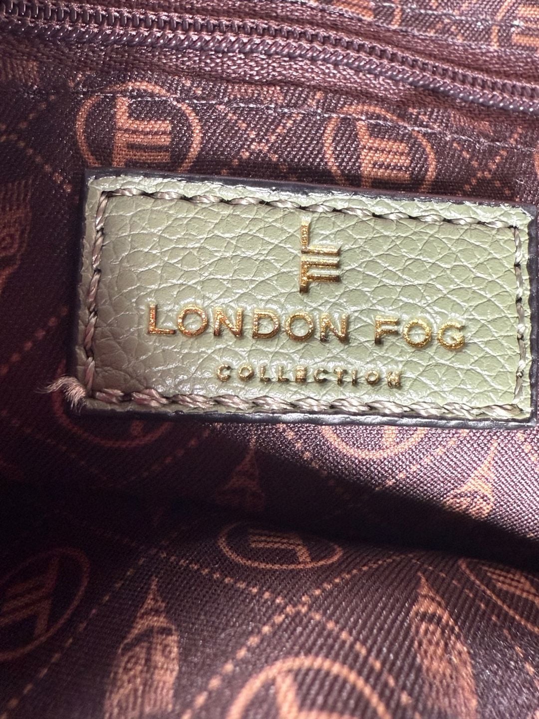 LF London Fog Collection Bella Pebble Crossbody Purse - Olive - NEW W/ Tags 8