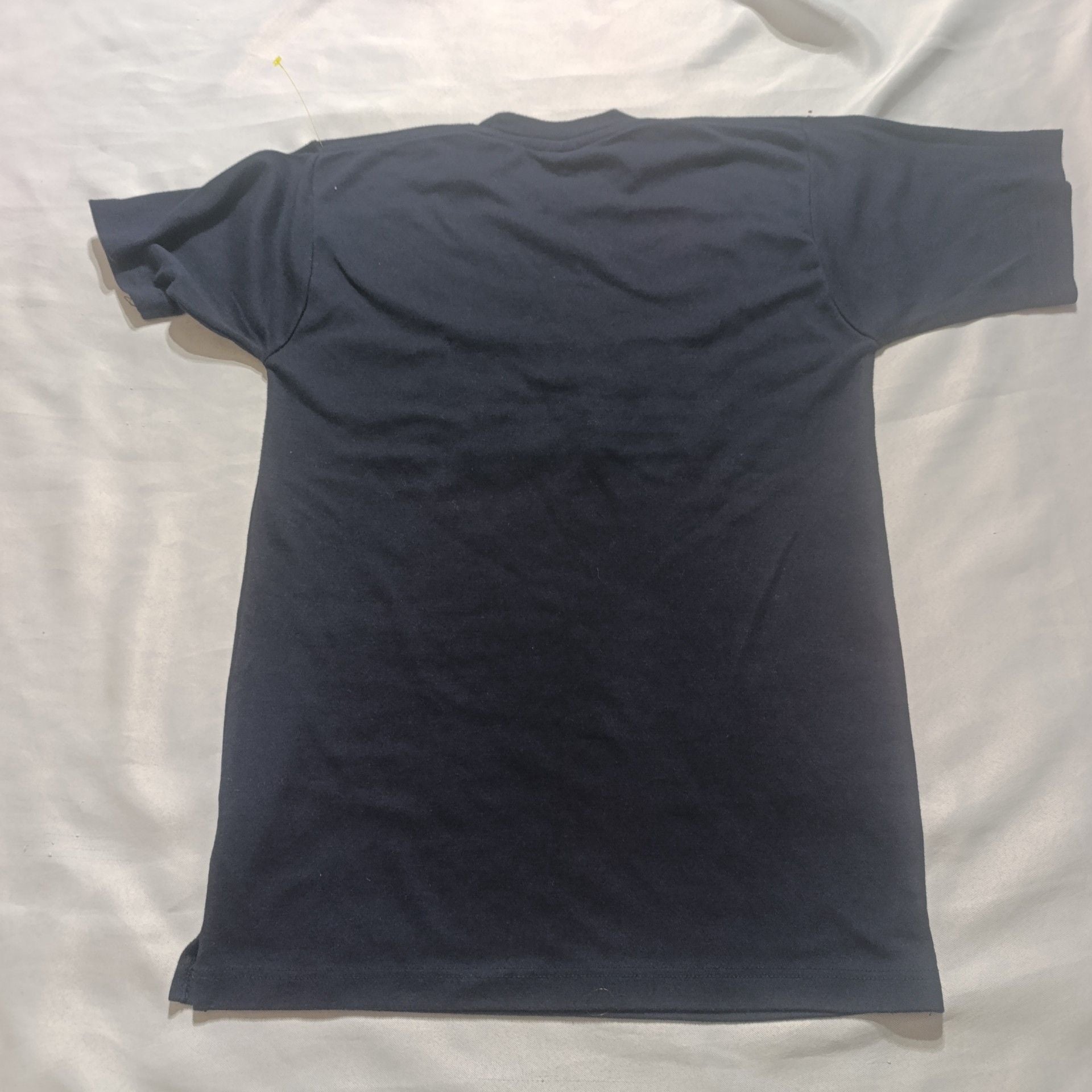 Vintage Italia Roma Embroidered Navy Blue T-Shirt 8