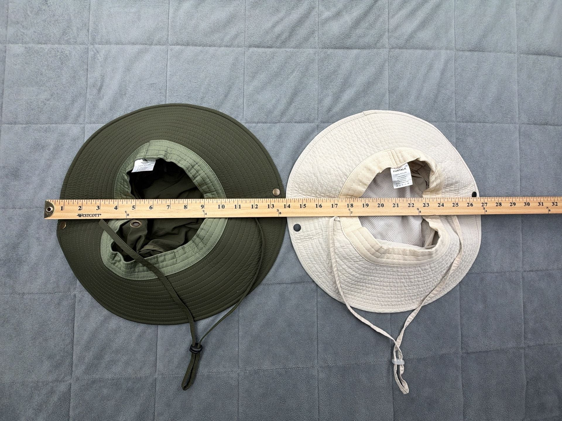 Furtalk Sun Hat Bundle 2 Pack Boonie Fishing Bucket Hats Nylon 2