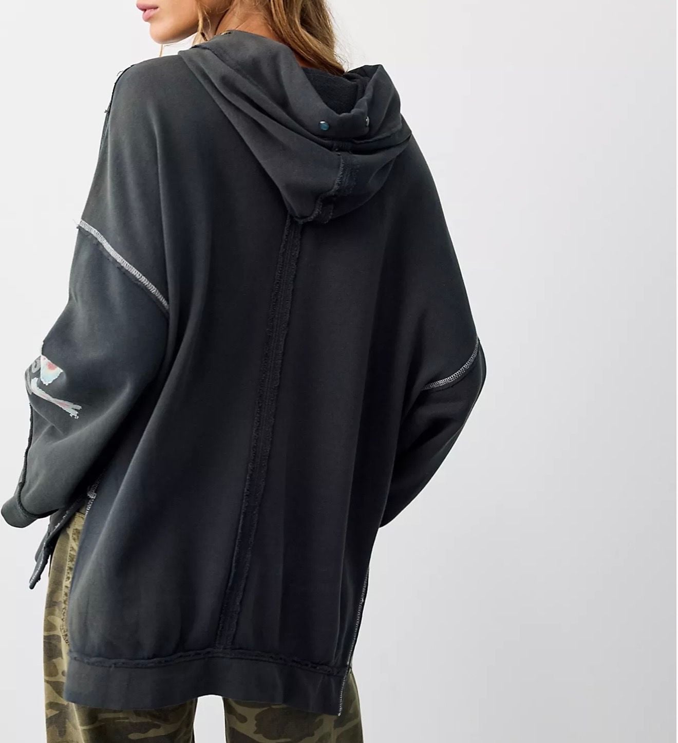 Free People We The Free Bejeweled Hoodie size Small 4