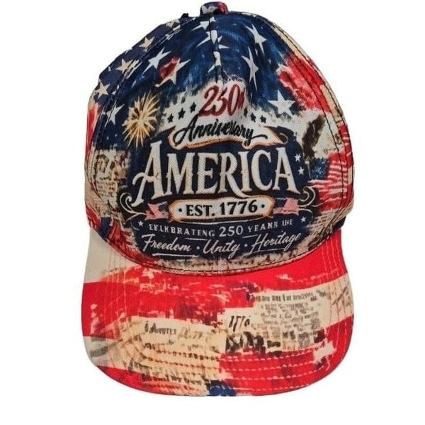 America 250th Anniversary Baseball Cap