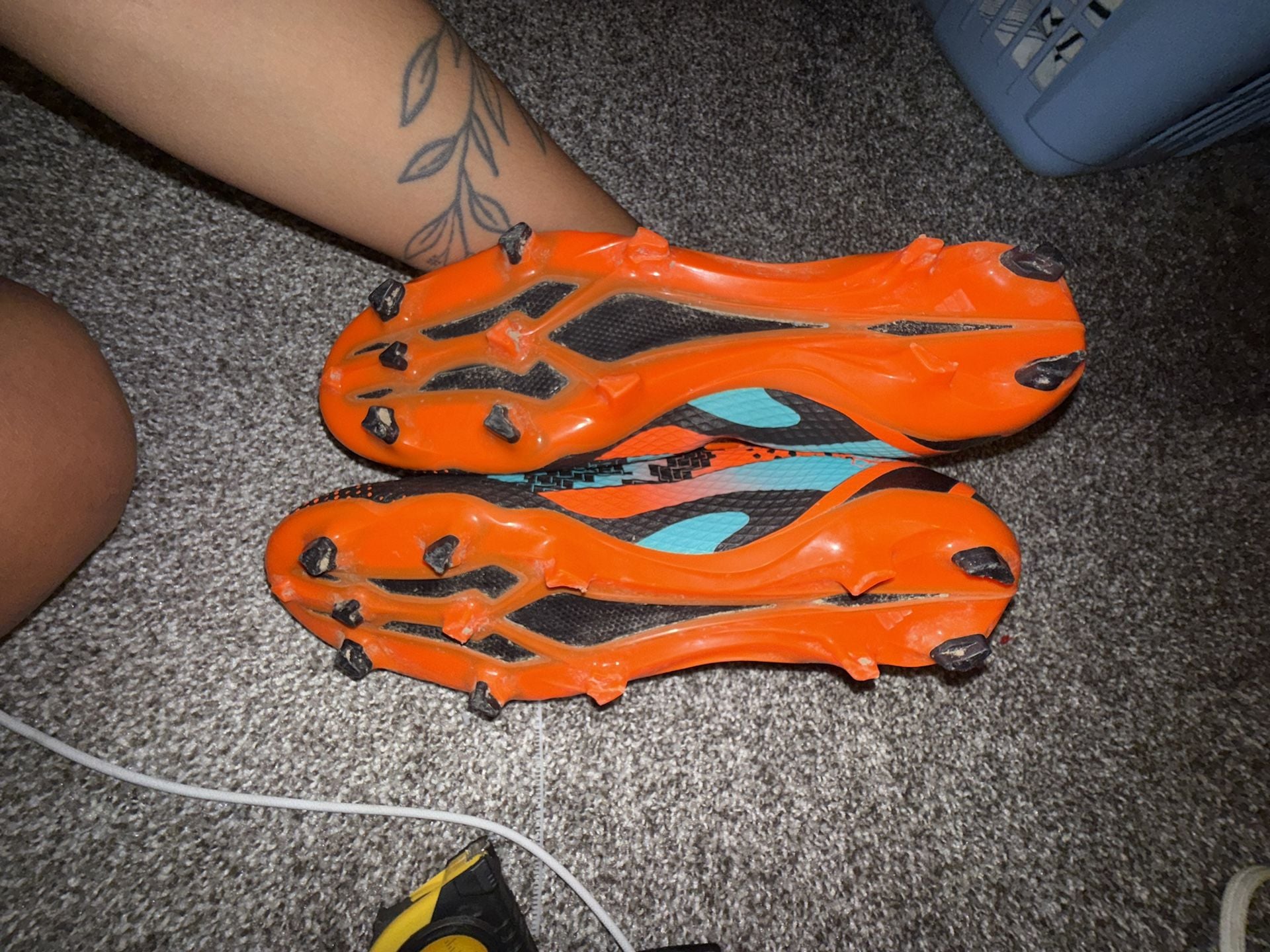 Adidas X Speedportal Messi Soccer Cleats Orange Black 5
