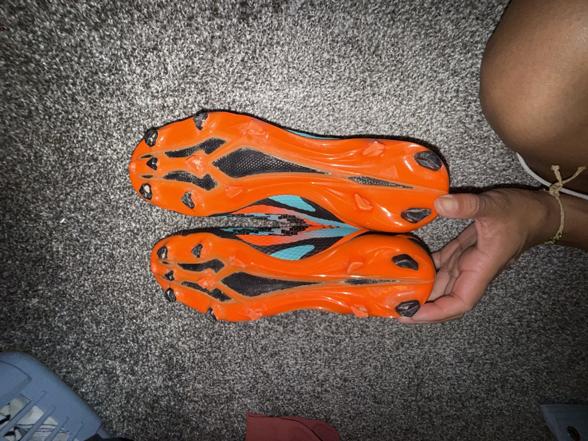Adidas X Speedportal Messi Soccer Cleats Orange Black 6