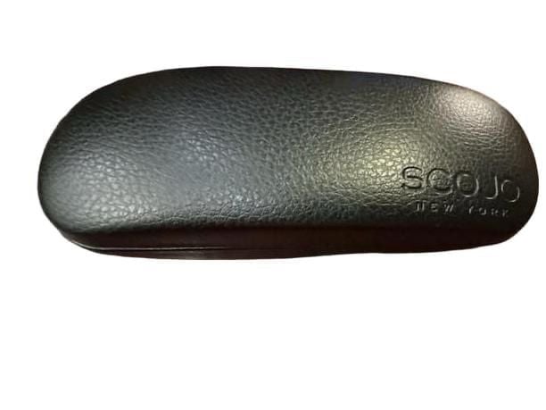 Scojo New York Eyeglass Case Black Hard Clamshell 1