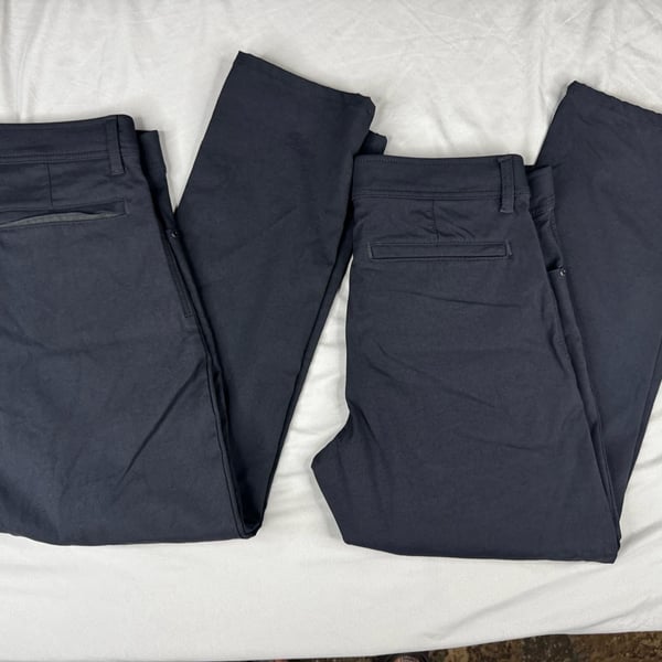 Weatherproof Vintage Pants Size 32x30 Black Stretch Tech