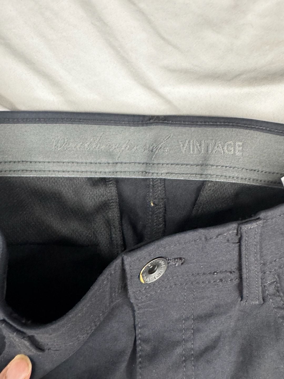 Weatherproof Vintage Pants Size 32x30 Black Stretch Tech 7