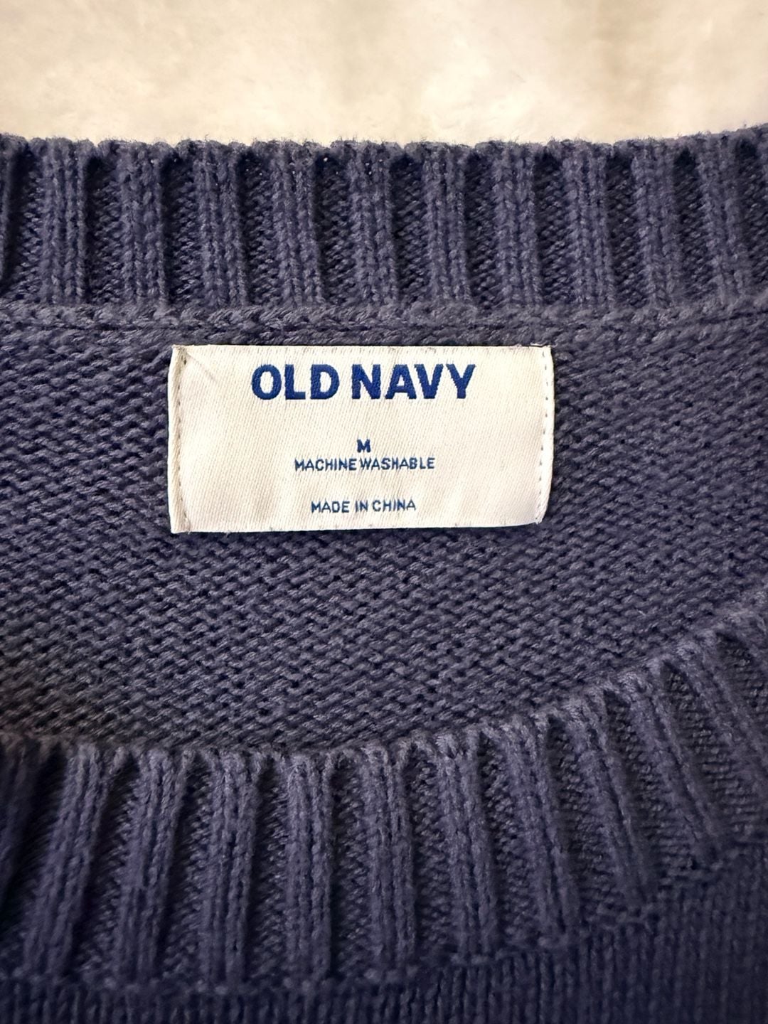 Old Navy American Flag Sweater Size M Blue Knit Pullover USA 5