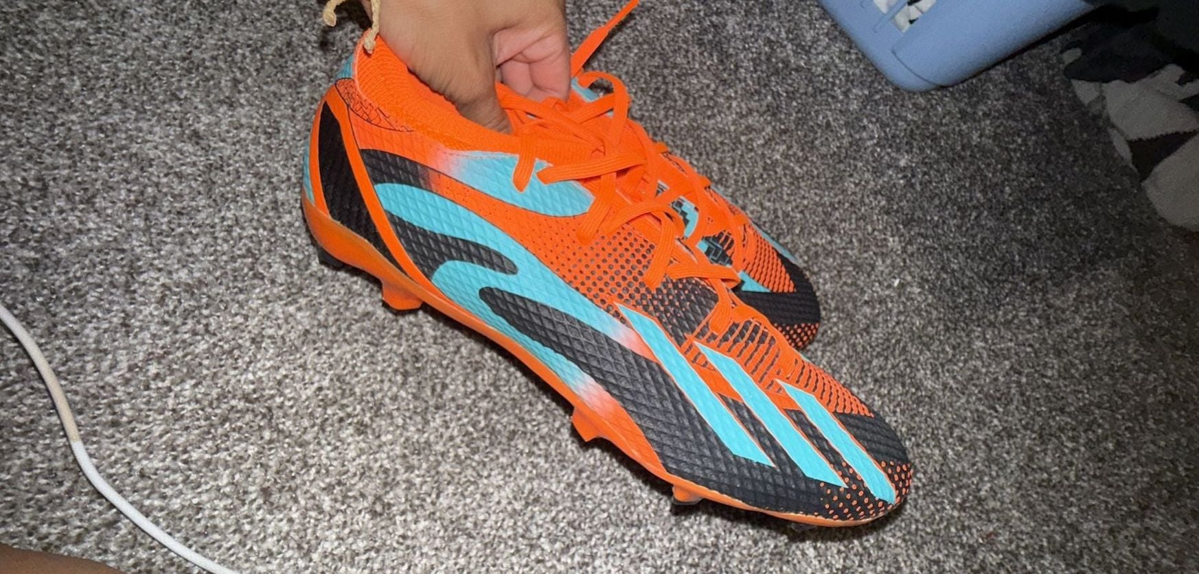Adidas X Speedportal Messi Soccer Cleats Orange Black 2