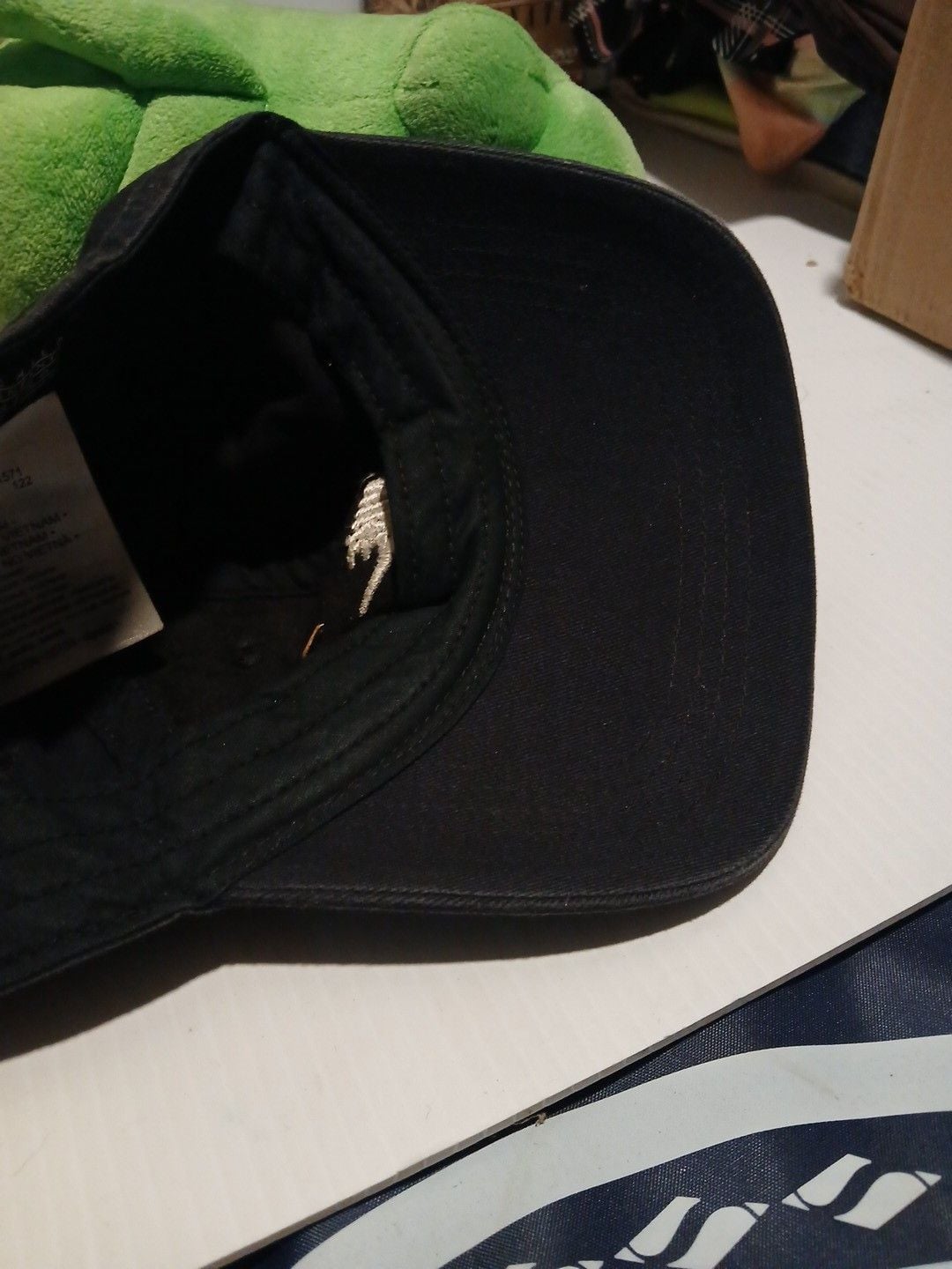 Nike Futura Wash Cap Child Black Hat Embroidered Swoosh 6