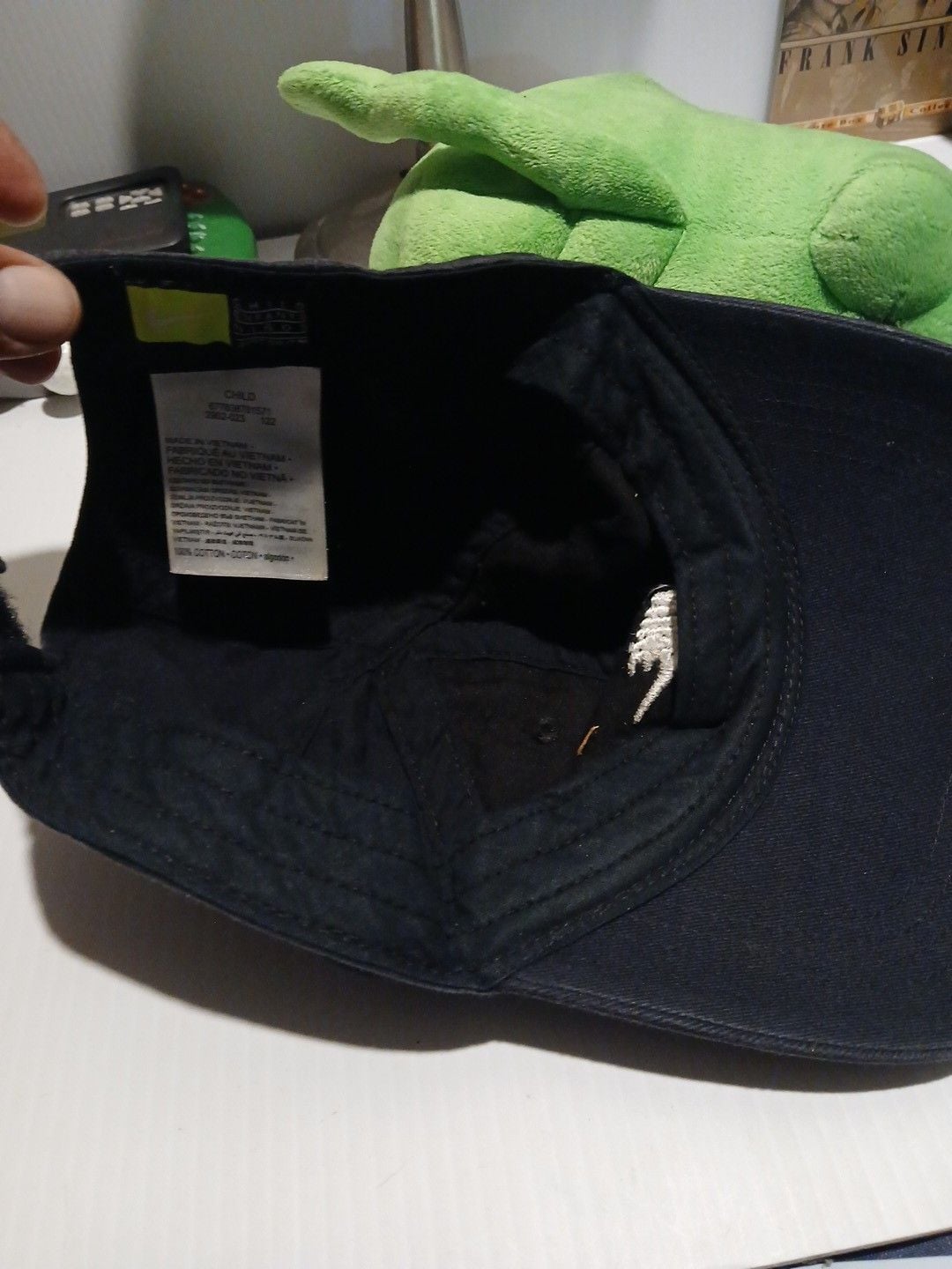 Nike Futura Wash Cap Child Black Hat Embroidered Swoosh 7