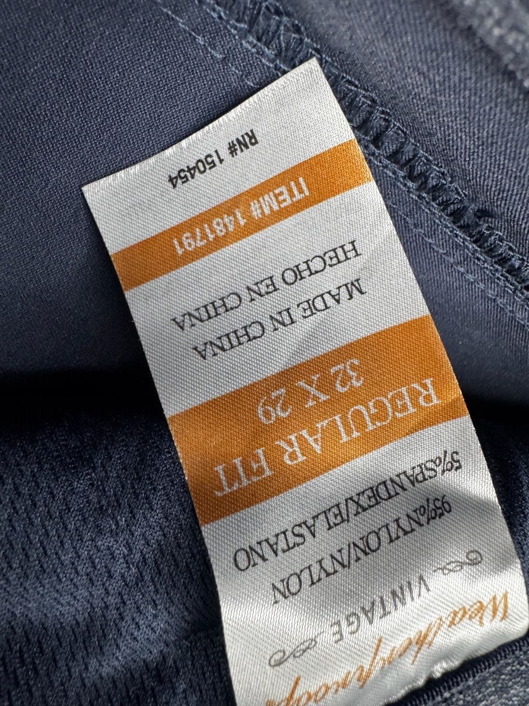 Weatherproof Vintage 5-Pocket Performance Pants Blue lot of 4 13