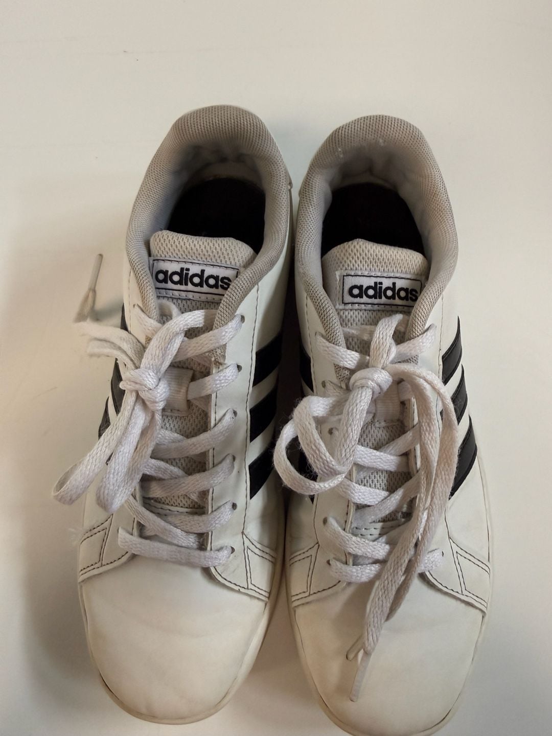 Adidas Cloudfoam Advantage White Black Sneakers 7