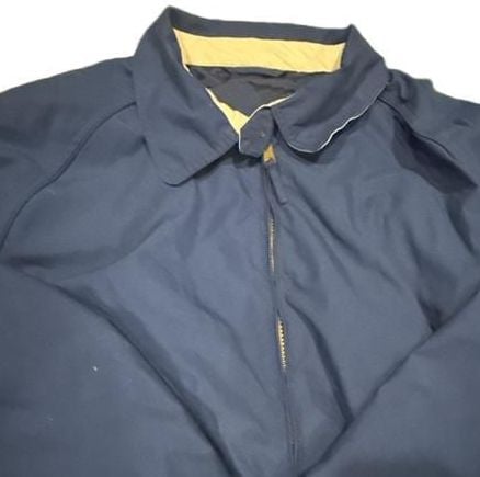 Haggar Generations Full Zip Jacket Size M Blue Windbreaker 2