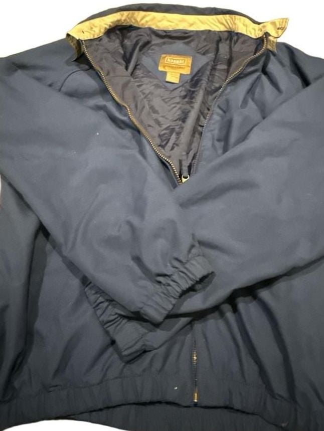 Haggar Generations Full Zip Jacket Size M Blue Windbreaker 3