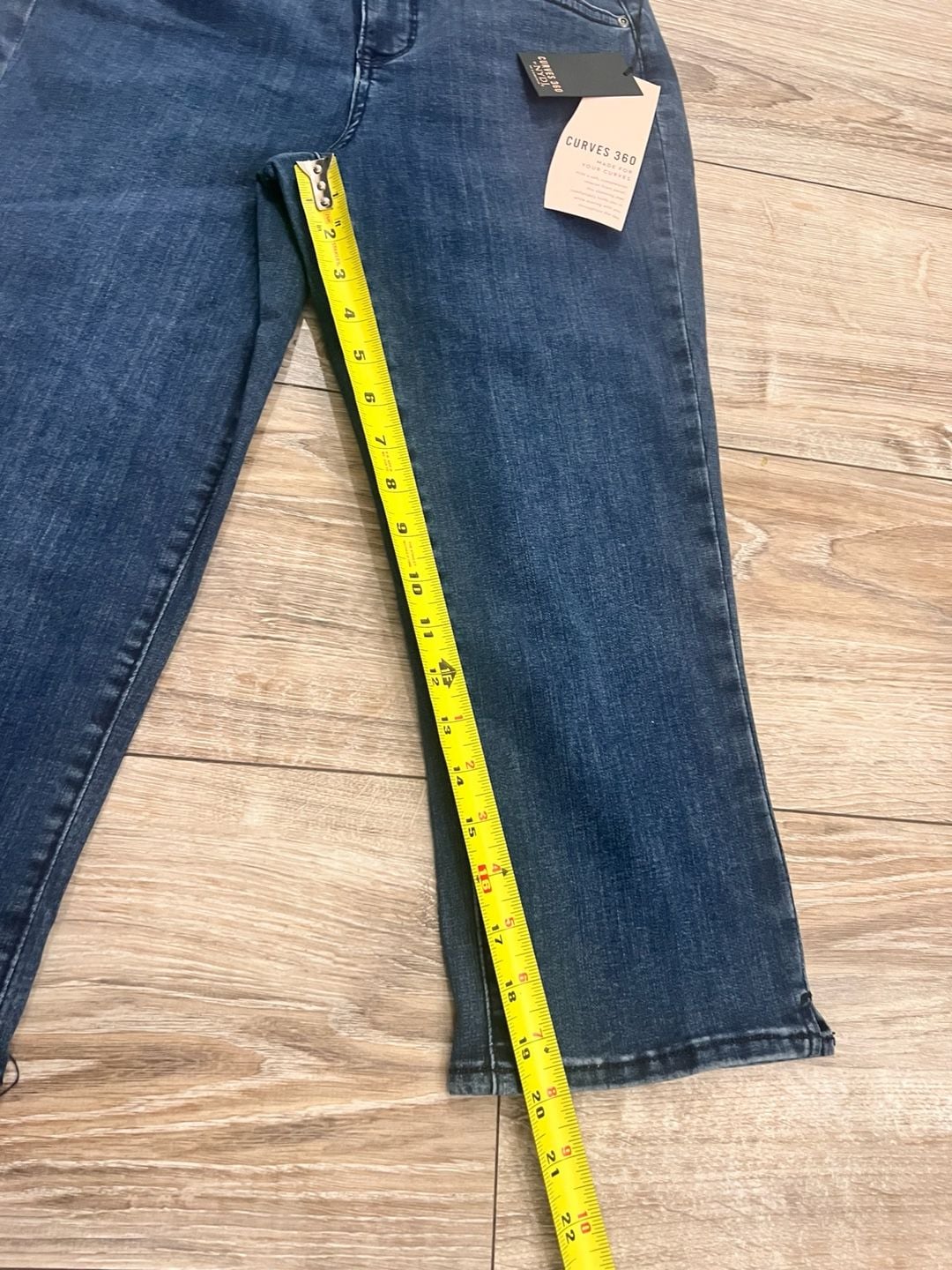 NYDJ Curves 360 Slim Straight Capri Jeans Women’s Size 4  7