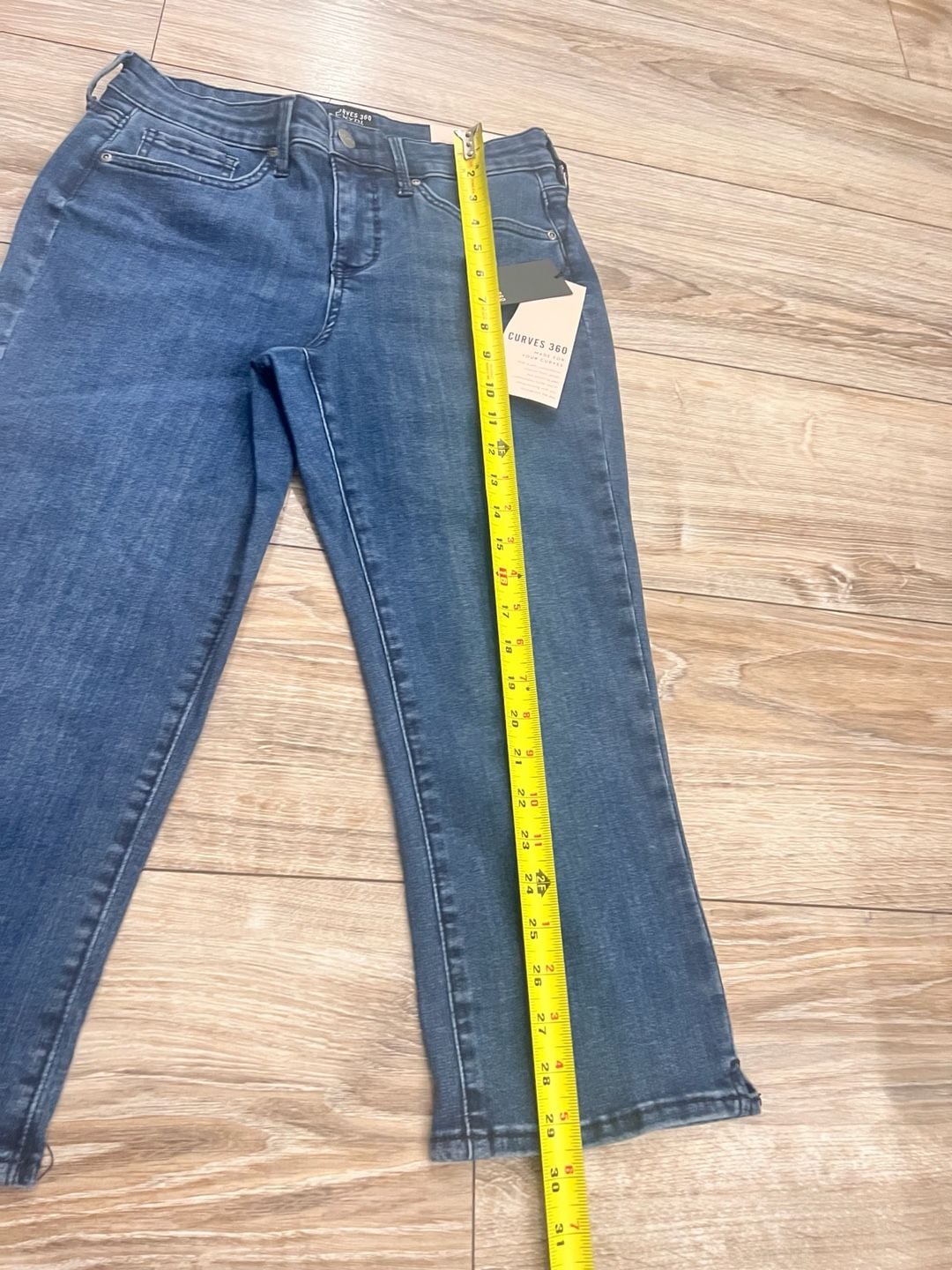 NYDJ Curves 360 Slim Straight Capri Jeans Women’s Size 4  8