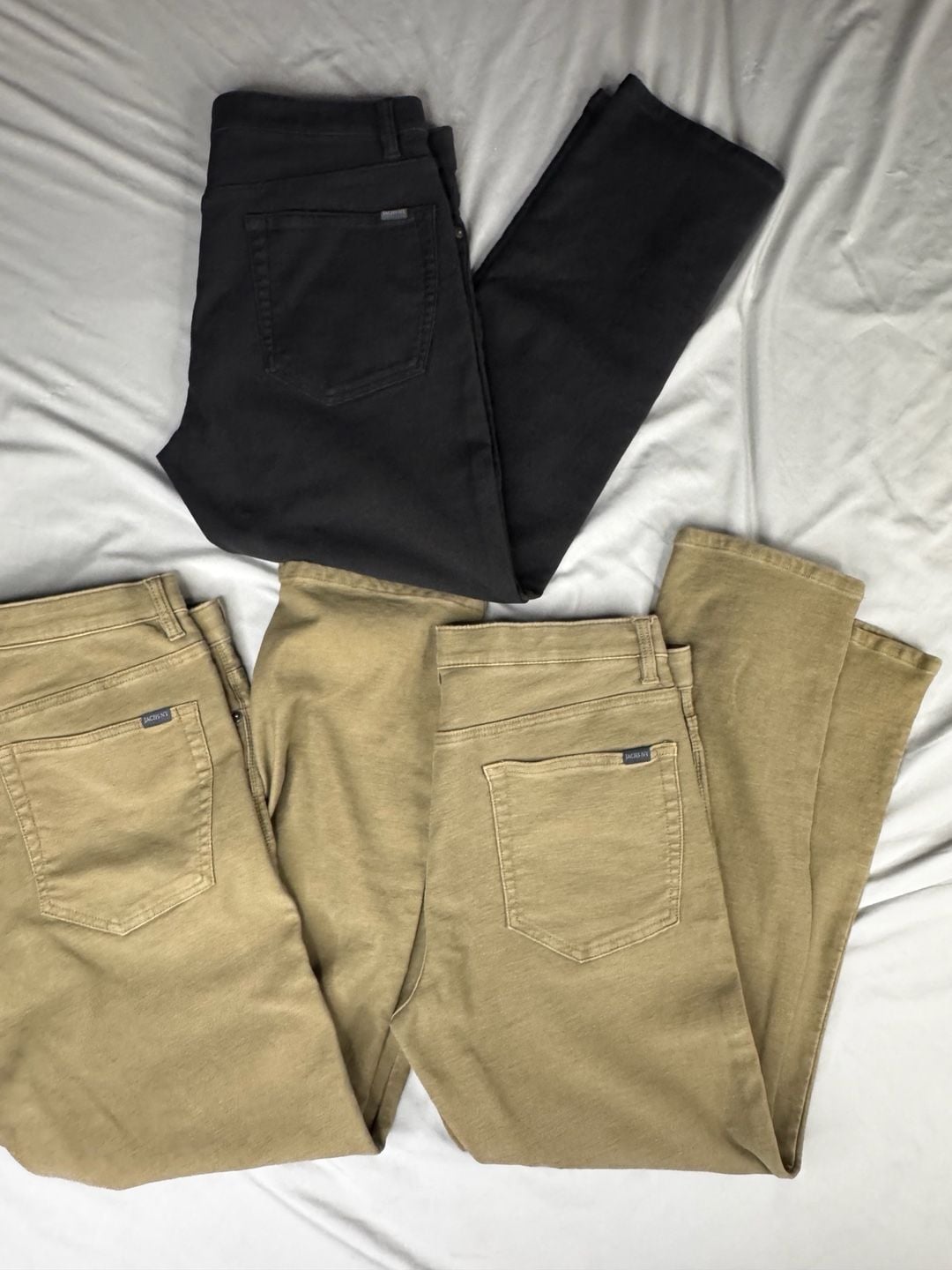 Jachs NY Men's 5-Pocket Stretch Pants Bundle Lot of 3 1