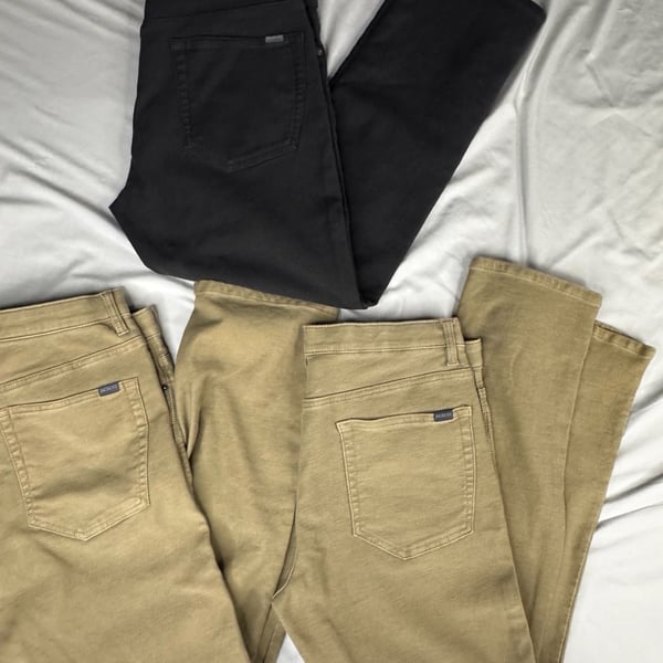 Jachs NY Men's 5-Pocket Stretch Pants Bundle Lot of 3