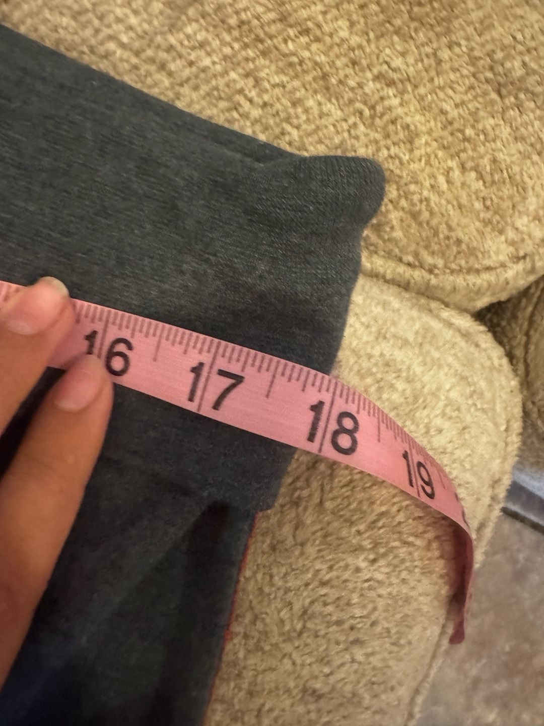 Vintage Varsity Foldover Flare Leggings Charcoal Heather Gray Bling 5