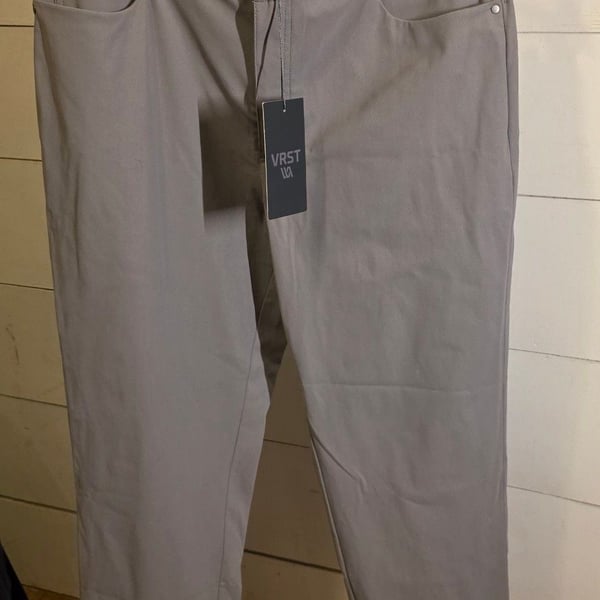 VRST Athletic Fit 5 Pocket Pants Size 36x30 Gray
