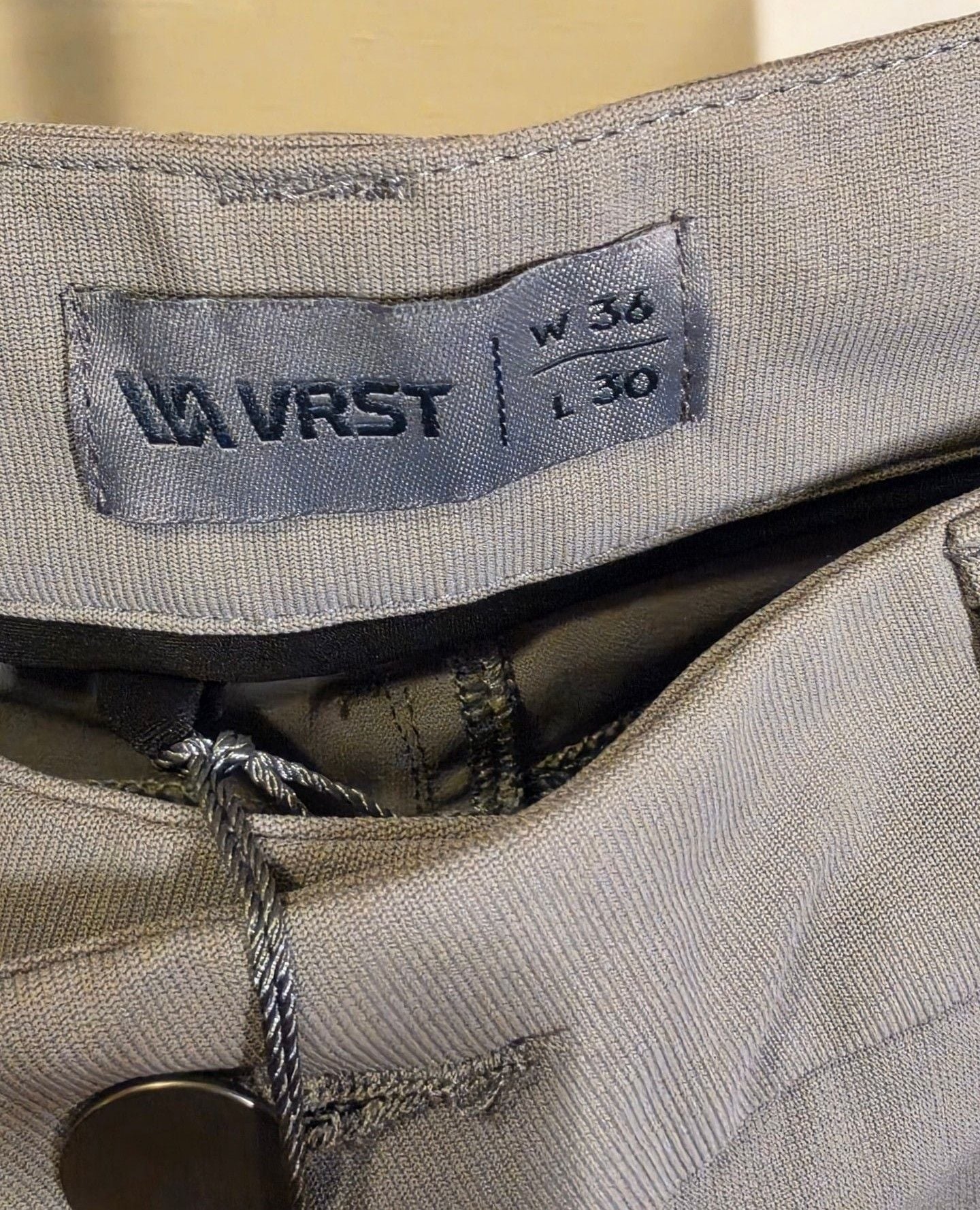 VRST Athletic Fit 5 Pocket Pants Size 36x30 Gray 4