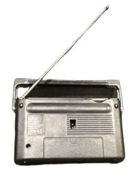 Yewrich AM FM Portable Transistor Radio Black Battery AC Powered 3