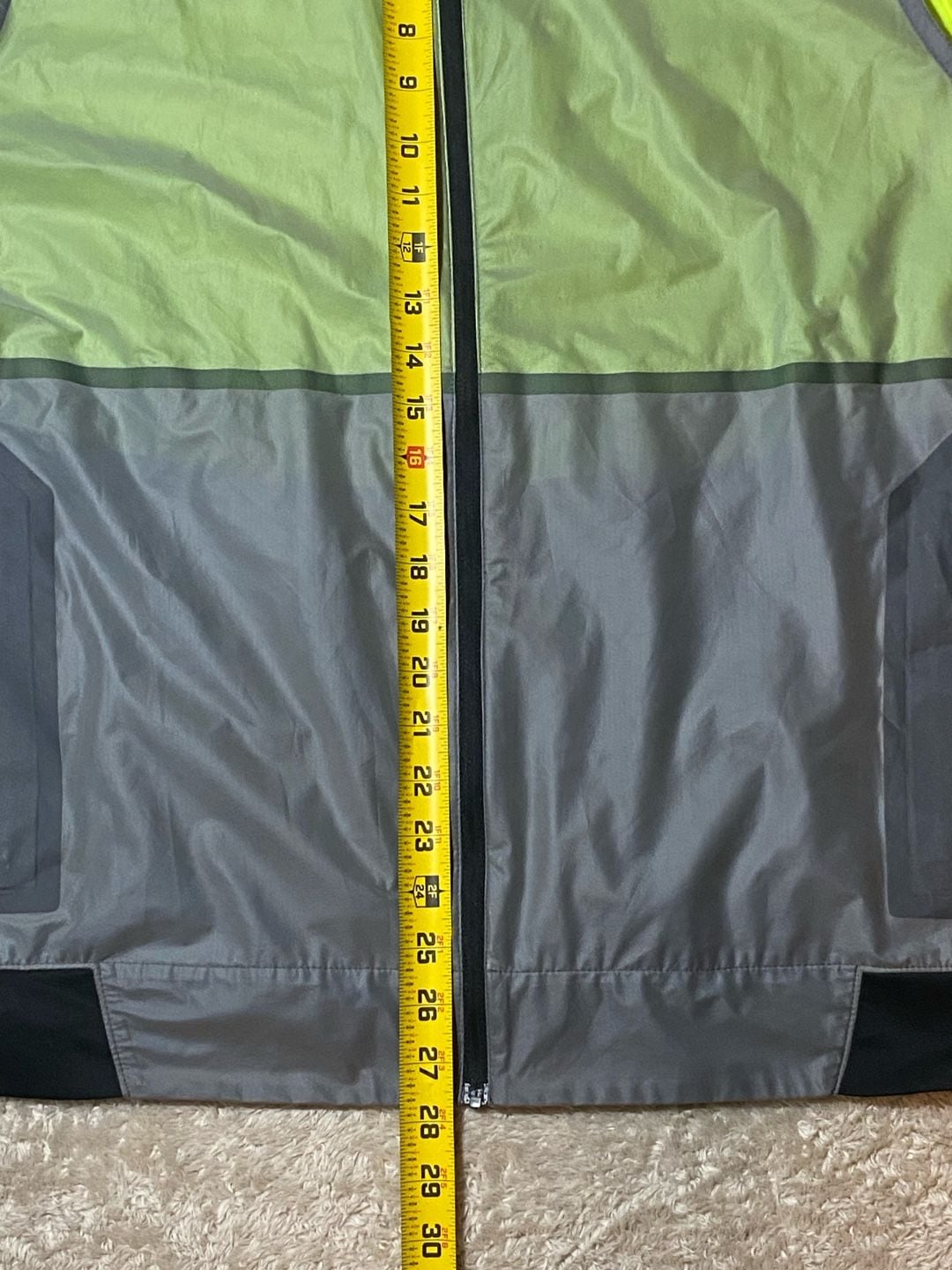 Nike US Soccer Training Windbreaker Size XL Gray Yellow Jacket 7
