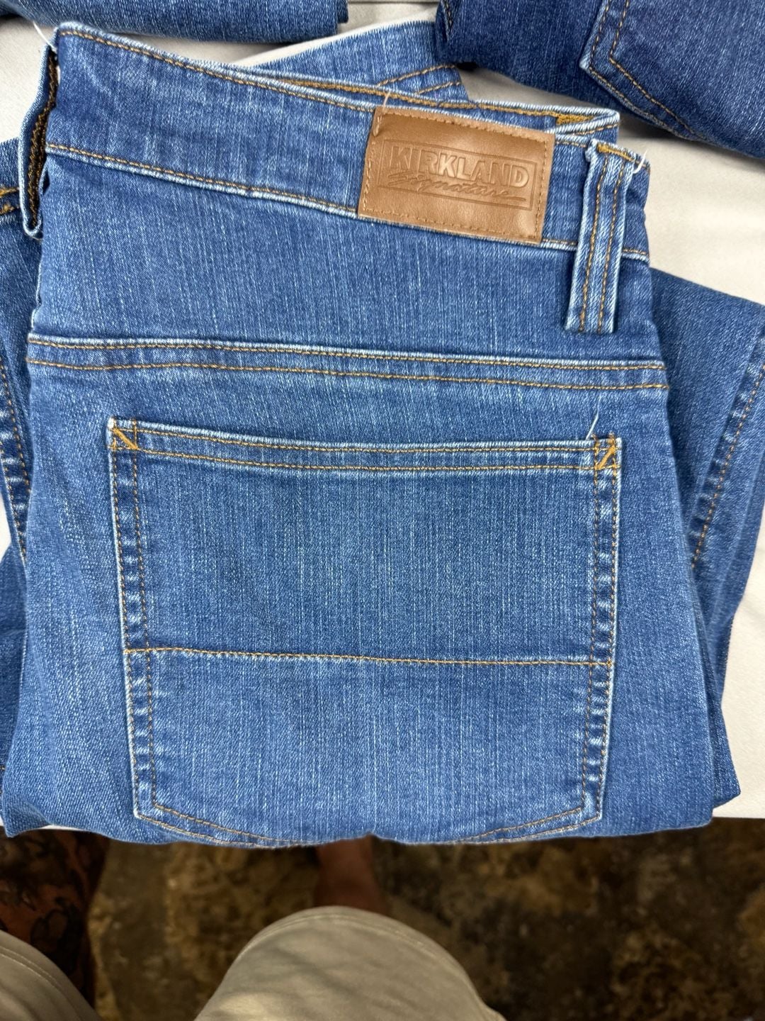 Kirkland Signature Denim Jeans Blue Lot Of 5 2
