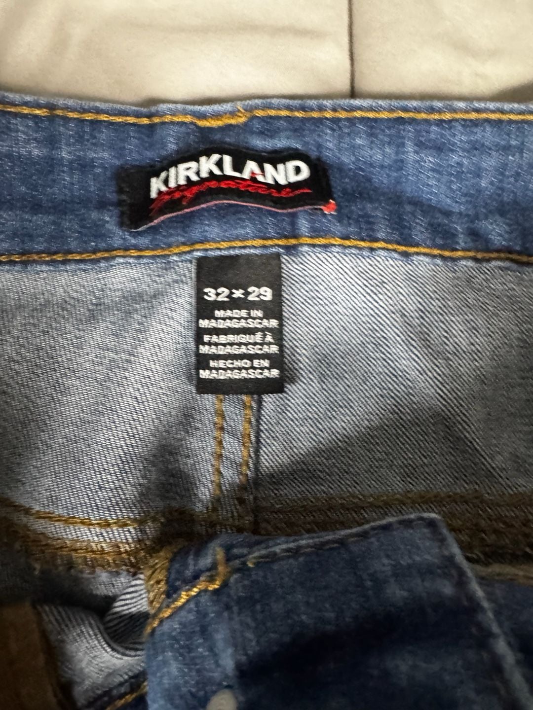 Kirkland Signature Denim Jeans Blue Lot Of 5 12