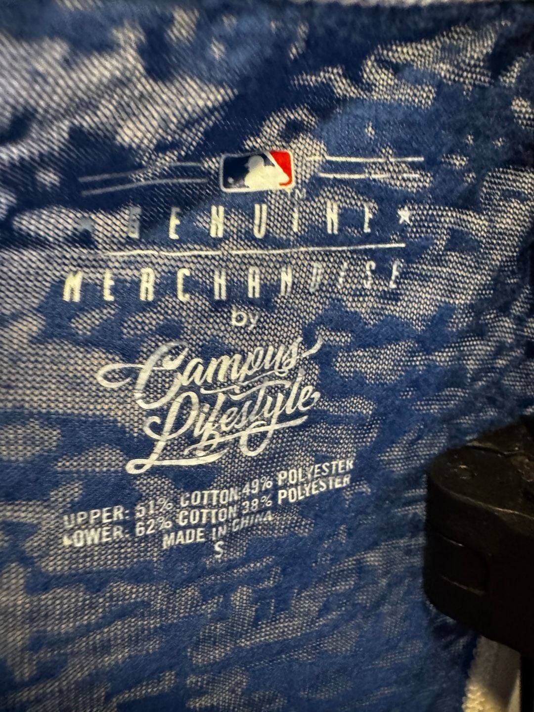 Los Angeles Dodgers Size S Tank Top Blue Burnout 3