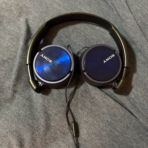 Sony MDR-ZX310AP On-Ear Wired Headphones Blue