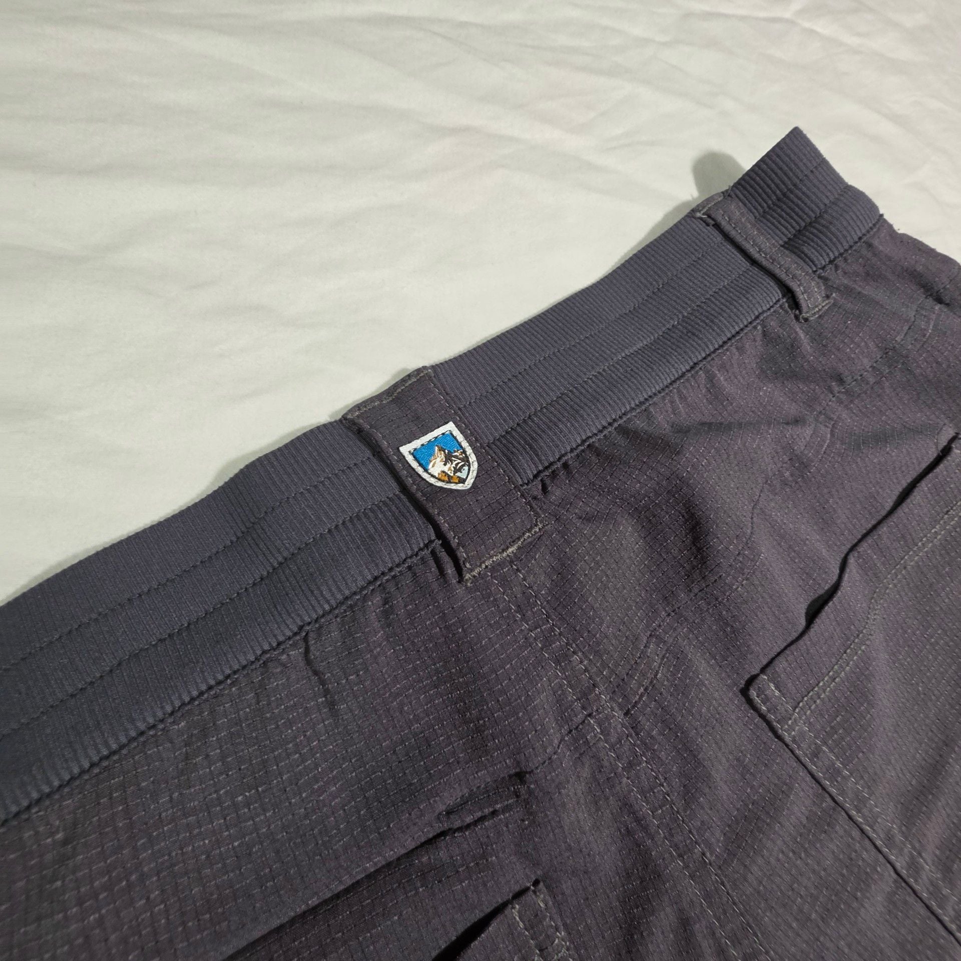 Kuhl Strattus Shorts Size 8 Gray Ripstop Hiking Outdoor 4