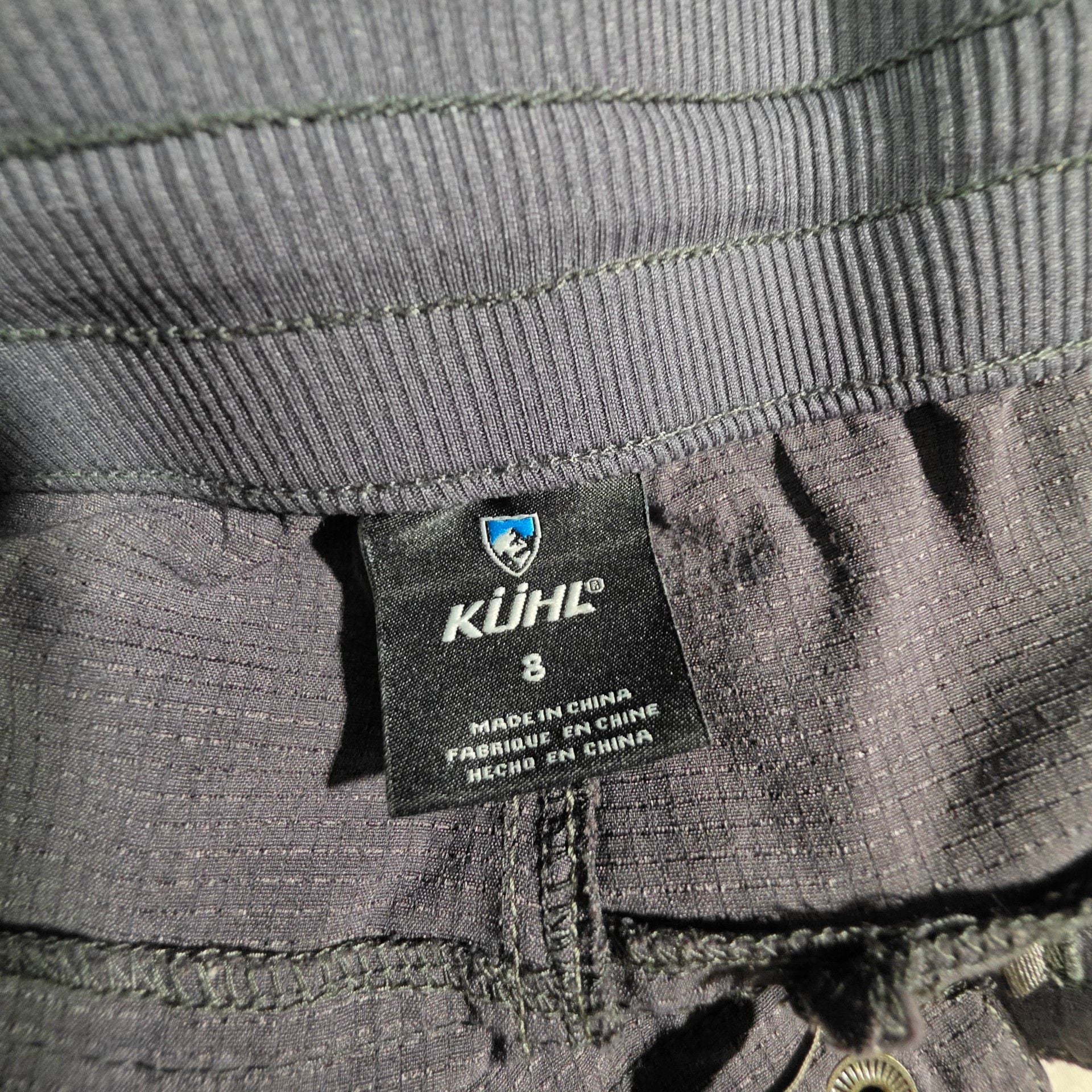 Kuhl Strattus Shorts Size 8 Gray Ripstop Hiking Outdoor 5