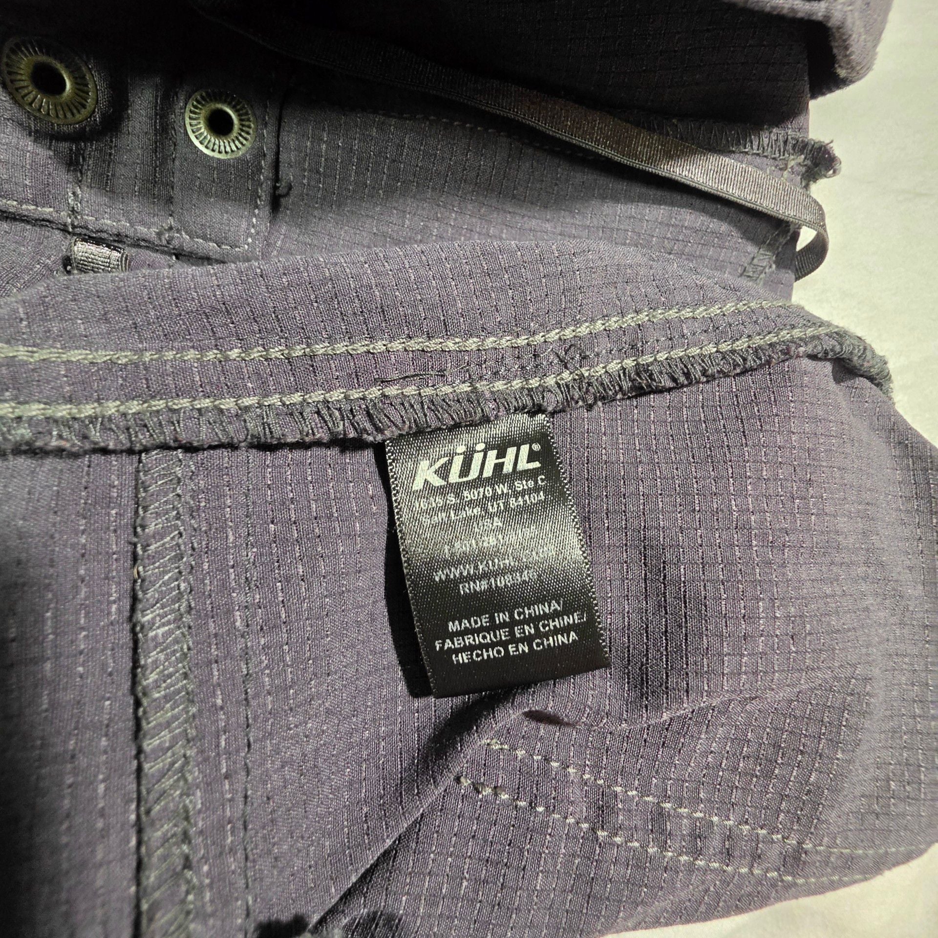 Kuhl Strattus Shorts Size 8 Gray Ripstop Hiking Outdoor 6